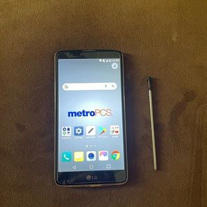 Black LG Stylo 2 Plus